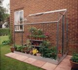 4x8 Halls Silver Aluminium  Europa Lean To