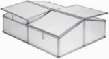 Halls 4x3 Aluminium Polypropylene Cold Frame